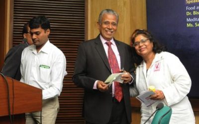 Workshop on Meditation- The Ultimate Medication at Habitat Centre on 2nd Nov, 2015. (Hosted by Padmashri Kaarthikeyanji – Founder Good Governance Foundation )